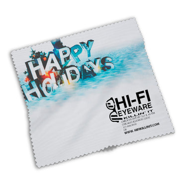 Purity™ Holiday Imprinted Lens Cleaning Cloths