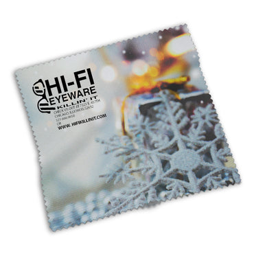 Purity™ Holiday Imprinted Lens Cleaning Cloths (SnowFlake)