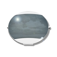 ZEISS Premium Polycarbonate Polarized Flash Mirror Lenses w/AR Violet Back