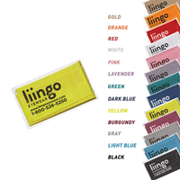 Purity™ Imprinted Microfiber Cloth in Clear Pouch (Standard Ink)