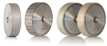 BRIOT ACCURA ROUGHING WHEEL BRAZED FOR POLY/PLASTIC 20mm