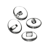 Polycarbonate "M" Pad Nose Pads - Round & Oval - Snap & Screw - 9mm