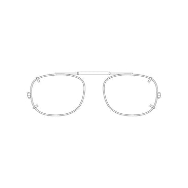 Visionaries® Rectangle Clip-Ons
