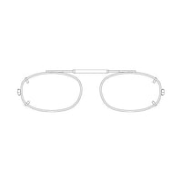 Visionaries® Lo Rectangle Mirrored Clip-Ons