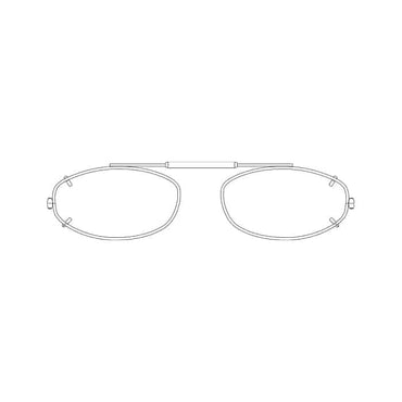 Visionaries® Mod Oval Clip-Ons
